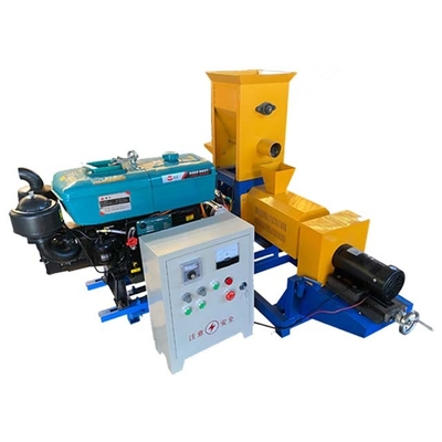 Floating fish farm fish feed extruder diesel engine fish feed pellet extruder machine