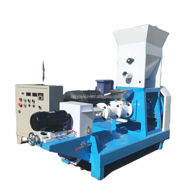 factory poultry farm big sales directly floating fish feed extruder/floating fish feed pellet machine price with CE